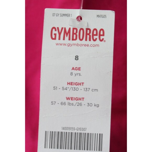 NEW 2007 Gymboree Candy Apple Pink Skort sz 8 Pleated Skirt Pockets Adjust Waist - Picture 5 of 5